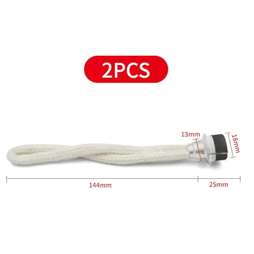 2 Stück Docht für Lampe Berger - Ersatz für Öllampe und Katalytische Lampen - Brenner für Diffusor Aromatherapie Heim Dekoration Mit Silbernem Kopf
