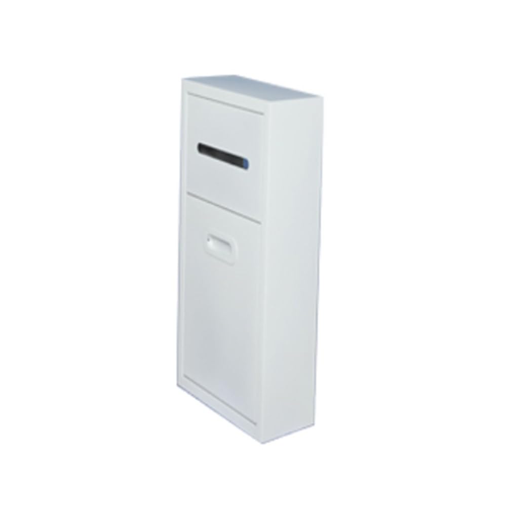 Niche de douche encastrée en acier inoxydable blanc de 20x50x14 cm