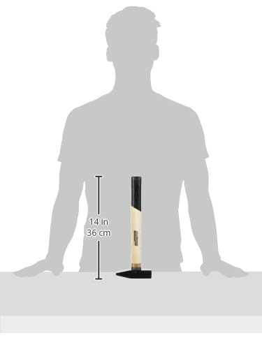 Brüder Mannesmann Schlosserhammer 500 g DIN 1041, ergonomischer, rutschfester Griff, robust und langlebig, Profi-Qualität, 1 Stück, silberfarben | M76505