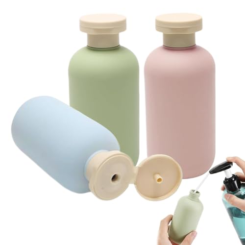 Genérico Frascos De Inodoro De Viaje | Contenedores De Viaje Para Champú,Botella Líquida Pressable Antifugas Para Loción Gel De Ducha Cosmética