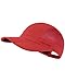 GADIEMKENSD Folding Running Men Hat Long Brim Golf Hats Quick Dry Baseball Caps Unstructured Breathable Light Cooling Cap Adjustable Trucker Hat for Outdoor Sport Hiking Workout Gym Travel Red