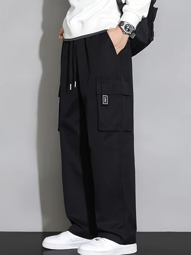 Image of Lymio Cargo for Men || Cotton Cargo Pant || Drawstring Waist Pant (Also Available in Plus Sizes) (133-136)