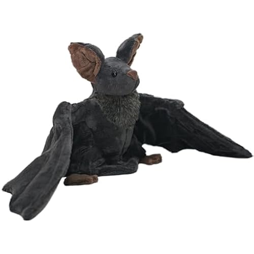 Enivtfz Large Bat Plush Toys, Creepy Goth Lifelike Bats Plushie Dolls, Soft Hugging Toys for Halloween, Easter, Christmas, Valentines, Birthday Gifts
