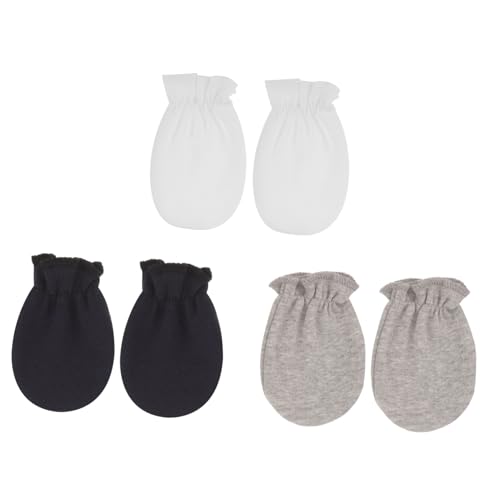Mittens Soft Breathable Gloves for Boys Months Elastic Design Lightweight Portable Newborn Hand Covers3