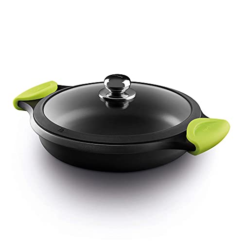 CASTEY - Cacerola Baja de Inducción, 36 cm, Modelo F3-IR36, Aluminio, con Tapa, Revestimiento Antiadherente, Distribuye de Forma Homogénea el Calor, Resistente y Duradera, Libre de PFOA