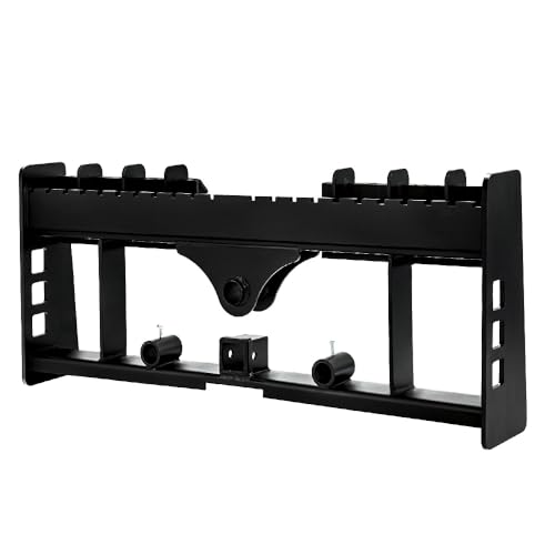 4000 Lbs Skid Steer Pallet Fork Frame Attachment, 48" Fork Blades, Quick Tach Tractor