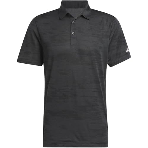 adidas Men's Ultimate365 Textured Stripe Polo Shirt