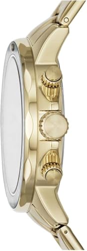 Image of Fossil Bannon Analog Green Dial Gold Men's Watch BQ2493