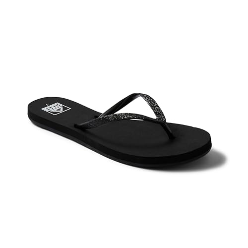 Image of REEF Women's Sandals Stargazer, Glitter Flip Flops for Women With Soft Cushion Footbed