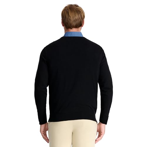 IZOD Men's Premium Essentials Solid V-Neck Sweater2