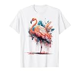 Photo Gallery fenicottero fiori uccello art animal print flamingo maglietta Photo Gallery fenicottero fiori uccello art animal print flamingo maglietta