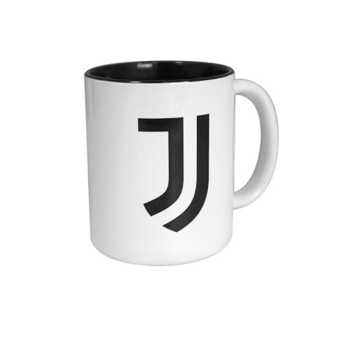 Seven Tazza Juventus Mug In Ceramica Logo, Bianca, Da 325 Ml, Lavabile In Lavastoviglie