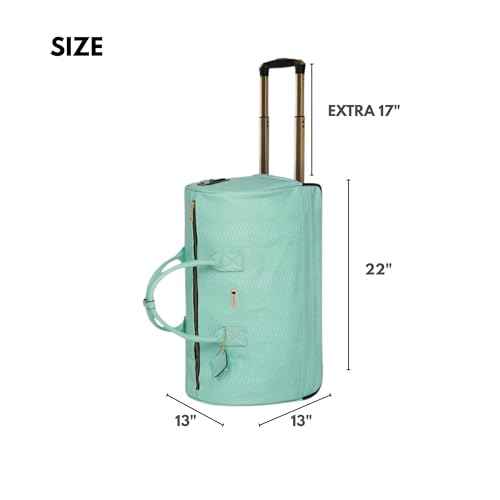 Tote&Carry Apollo 1 Large Rolling Duffle Bag with Wheels, Carry-On Roll Duffel for Travel, Gym, Sports, Overnight, Weekend & All-Purpose Use for Men & Women2