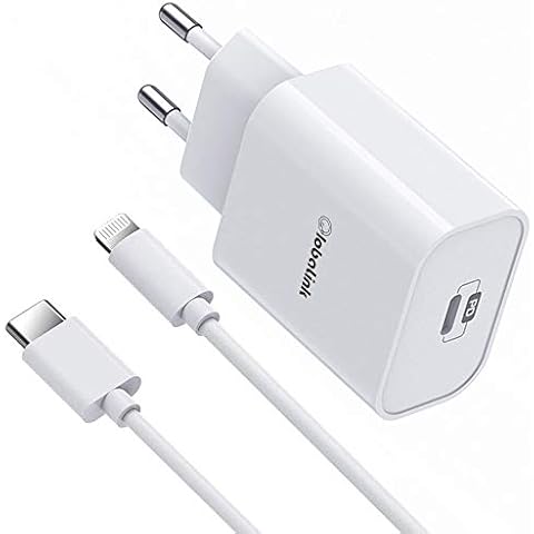 Cargador GlobaLink 30W rápido para iPad/iPhone con cable USB-C a Lightning 2M Cover