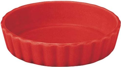 Figure Moon Kiln Bakeware Gross Tapas 6.3 x 1.3 inches (16 x 3.2 cm), Red