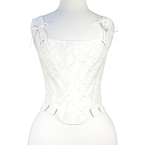 Corset dos désossé en satin et bustier crop top féminin - 4