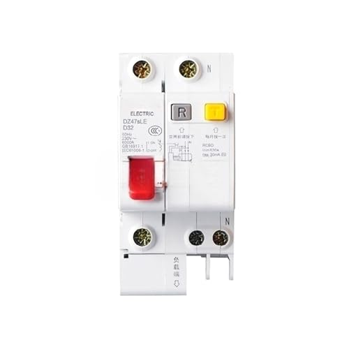 Disjoncteur de protection DZ47sLE C 25A fuite de terre et surtension 1P+N