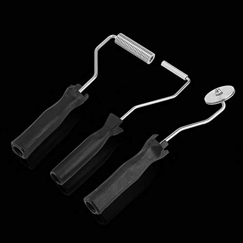 Fiberglass Roller Tools Aluminum Alloy Fiberglass Bubble Laminating Roller with ABS Handle for GRP FRP Resin Work(3pcs/Set) - Image 3