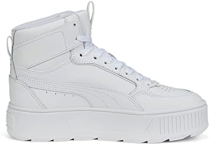 PUMA Women's KARMEN REBELLE MID Sneaker, Puma White-Puma White, 8.5 | Image 4
