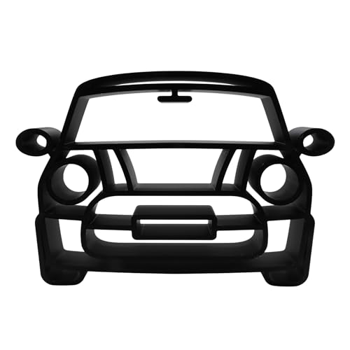 Nexus Box Classic Car Sculpture in Matte Black Car Decor,