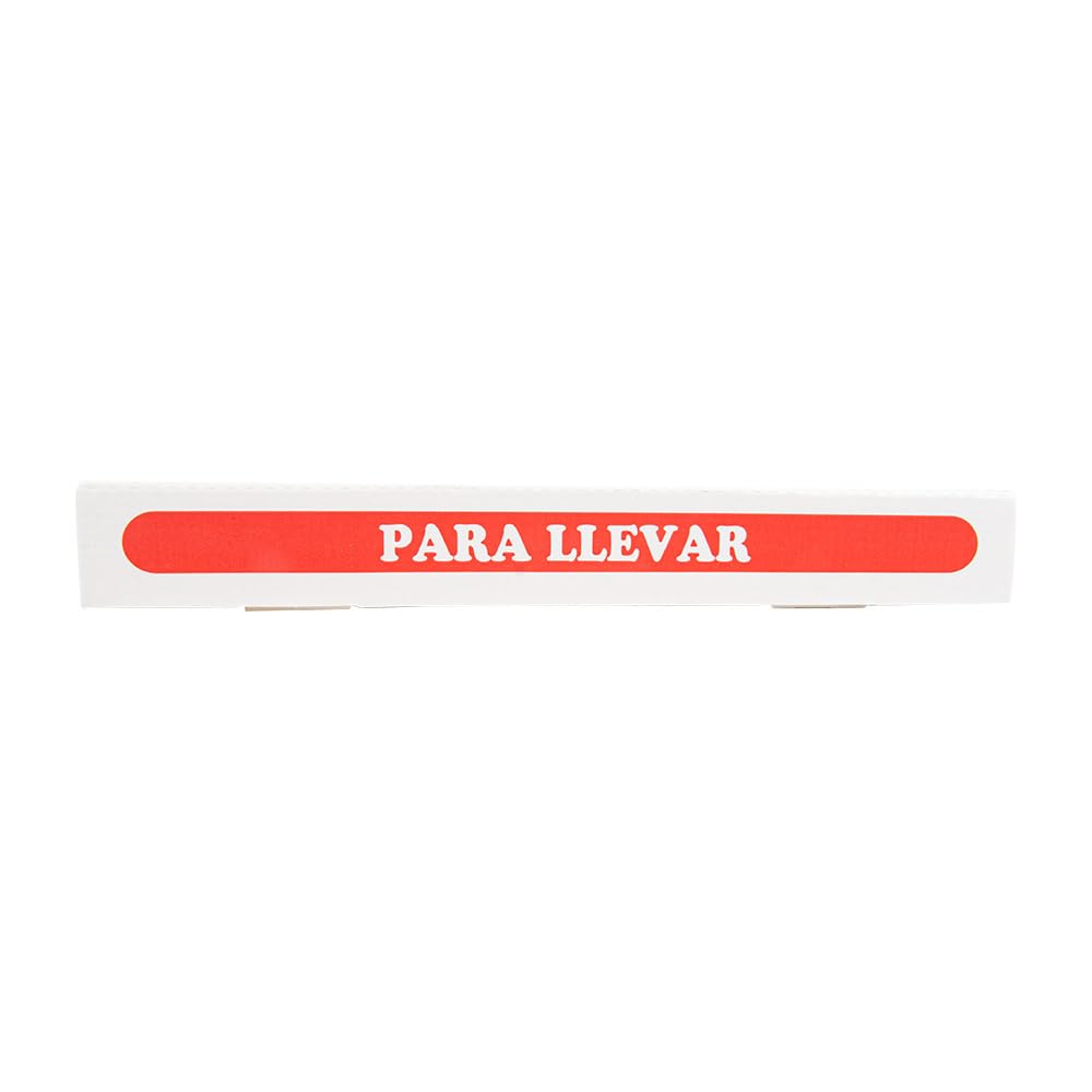 García de Pou - 100 Unidades - Cajas De Pizza 'Thepack' 330 G/M2 32X32X3,8 Cm Blanco Cartón Ondulado Microcanal
