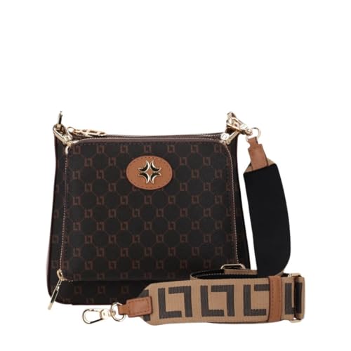 Bolsa Feminina Luz da Lua Tiracolo Pequena Monograma Ll Mocca - 2000710