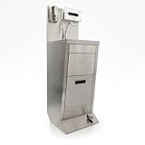 kit lave main complet 🧼 Facile à entretenir : fabrication en acier inoxydable, résistant à la corrosion et simple à nettoyer.