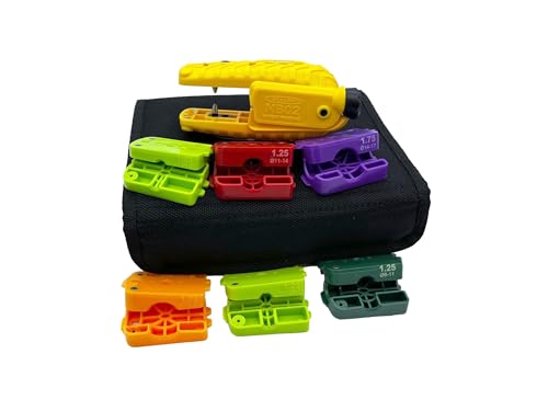 Miller MB02-7022 All-Purpose Precision Cable Slitter - ADSS/Central Tube Access Kit - 6 Tray Inserts for 0.16? (4mm) & 0.76? (19.3mm) OD Central Tubes - For Technicians, Electricians, & Linemen