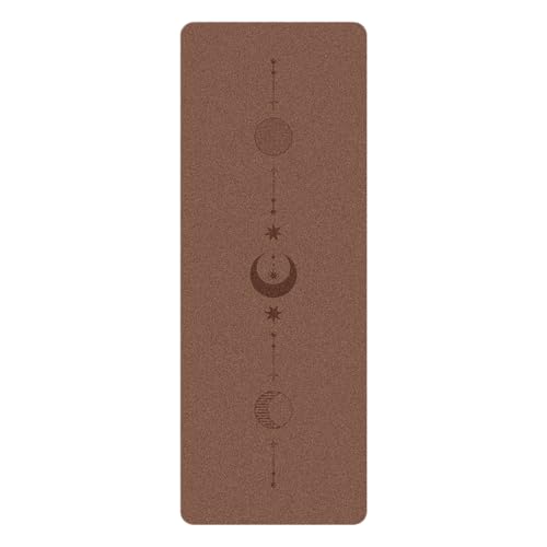 Ziqiangbuxi ヨガマット 滑り止め PUと天然ゴム材質 軽量 耐スクラッチ 耐磨 汗を吸い取る 環境に配慮した肌へのアプローチ リターンが速い ヨガスタジオジム トレーニングフィットネスシェイプストレッチ プラ ヨガ 縄跳び (183*68*0.