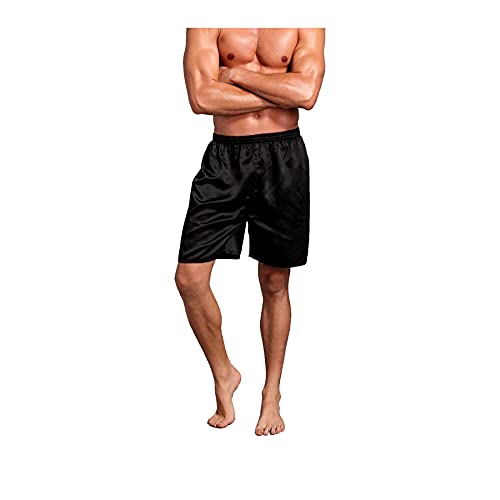 Beach Shorts Swim Short Pants Men Pajama Casual Breechcloth Pure Color Elastic Waist Sports Trunks3