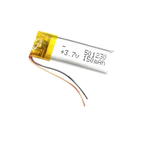 Batería 501230 de litio recargable 150mAh y 3.7V para placas de circuito