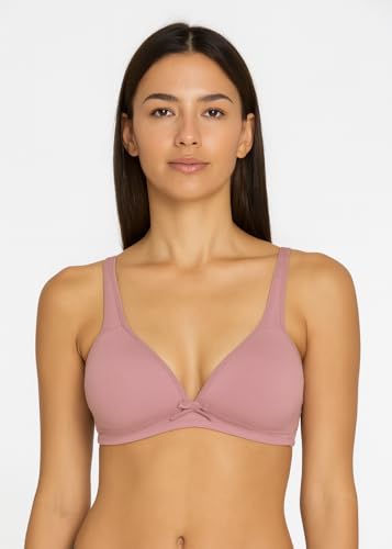 Image of Viola's Secret 6 Pack of Color Print T-Shirt Bras B Cup C Cup and D Cup