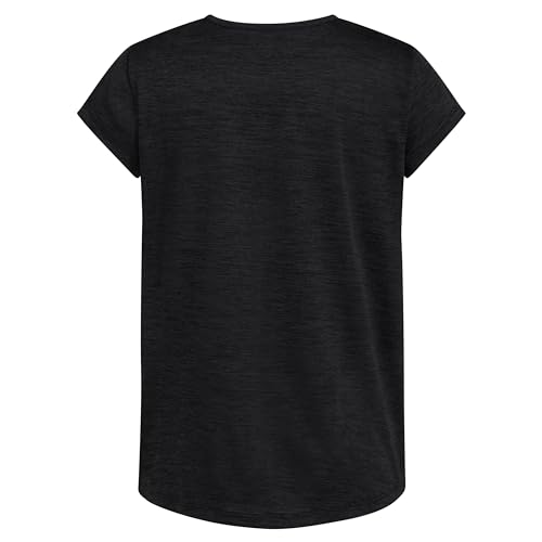 adidas Girls Short Sleeve Aeroready Poly Scoop Neck Tee T-Shirt2