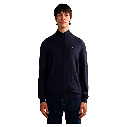 MAGLIE Uomo NAPAPIJRI DAMAVAND FZ 3 - NP0A4GJR 176 BLU MARINE