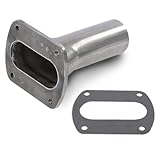 CROSSDESIGN Catalytic Converter Repair Flange Compatible with Ford F250 F350 E250 E350 5.8L 1987-1999 121685