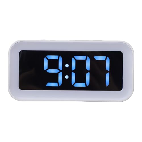 Reloj dual digital LED Cocoarm con alarmas dobles y volumen ajustable para mesita de noche 2