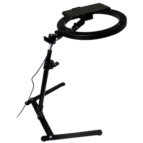Grabación de video sin vibraciones usando el kit creador de contenido con luz ajustable