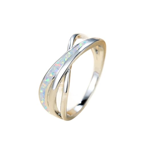 Fashion Dainty Stackable Infinity Knot Ring 925 Sterling Silver Plated Engagement Wedding Rings for Women Statement Jewelry Gift