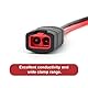 lasuroa GC008 X-Connect M10 (3/8 Zoll) XL Ösenanschlussstecker, Smart Batteries Erhaltungsladekabel Kompatibel mit Noco Genius 2 Zubehör Ösenanschluss