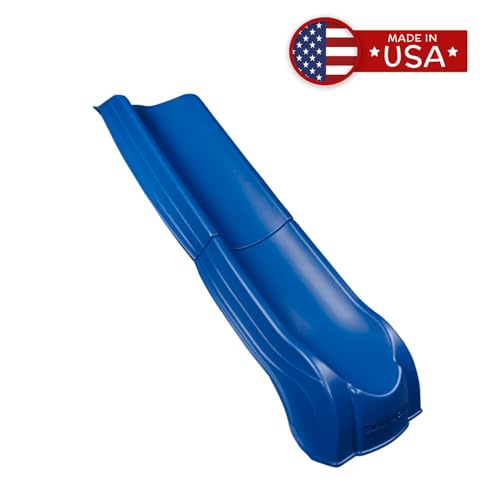 Swing'n'Slide NE 4701 Summit Slide 2Piece Plastic Scoop Slide for 4' Decks, Blue - Image 2
