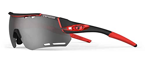 Tifosi Optics Alliant Sunglasses Black/Red/Smoke/Ac Red/Clear, One Size - Men's #TOP5