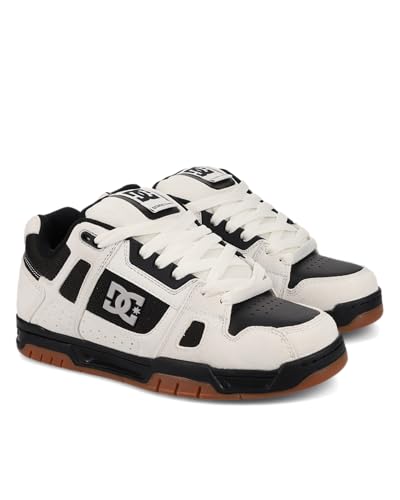 DC Shoes Stag, Zapatillas Hombre, Blanco Sucio, 44.5 EU