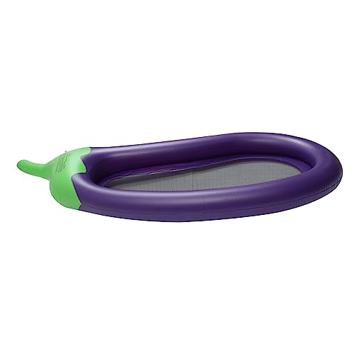 ibasenice Muebles Decorativos De Natación Flotante Quinielas Malla Hinchables para Piscinas Carpa Piscina Red Skimmer Piscina Almohadilla Pelota Juego Remando De Polivinilo Púrpura