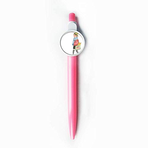 Stylo bille rétractable Miaoji bleu anti rature pour prendre des notes rapidement