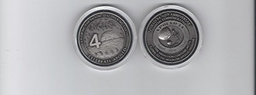 Winco Apollo 14 40th Anniversary Medallion Contains Metal Flown to The Moon on Apollo Missions NASA