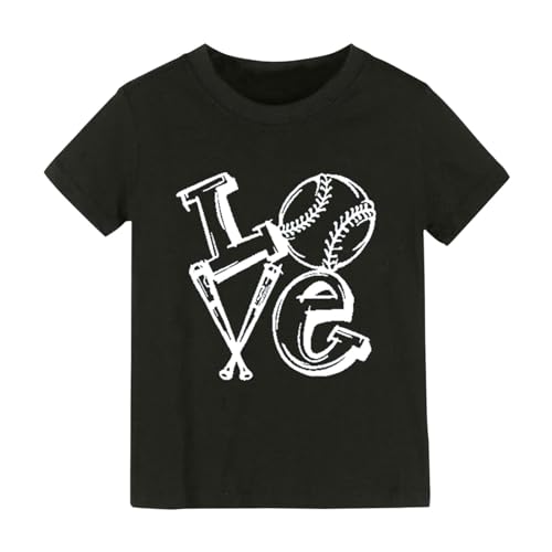 Toddler Baby Girls Vest T Shirt Tops Love Baseball Print Vest T Shirt Tops Clothes Toddler Girl Summer Outfits