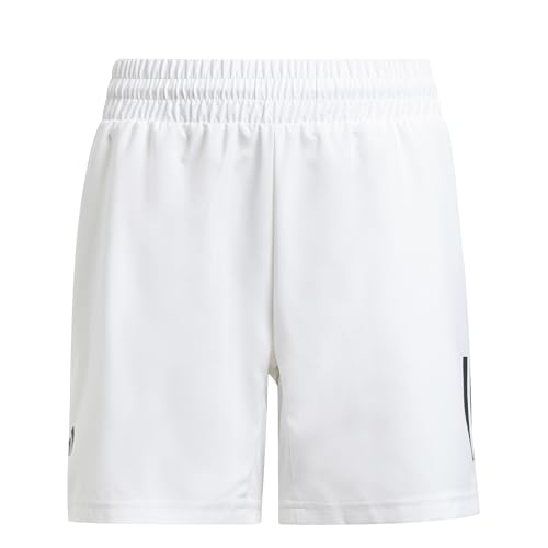 adidas Jungen Boys Club Tennis 3-Stripes Shorts, White, 13-14 Years