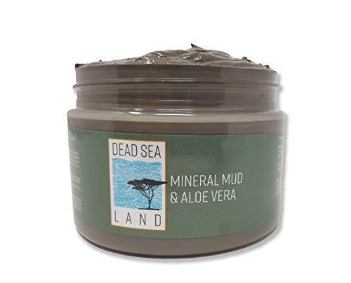 Dead Sea Mineral Mud With Aloe Vera For Face & Body - 100% Natural Spa Quality, Super-Size 12 FL OZ / 350ml packing!