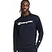 Produktbild Champion Herren Graphic Powerblend Fleece Crew Sweatshirt, Navy/Champion-skript, S EU