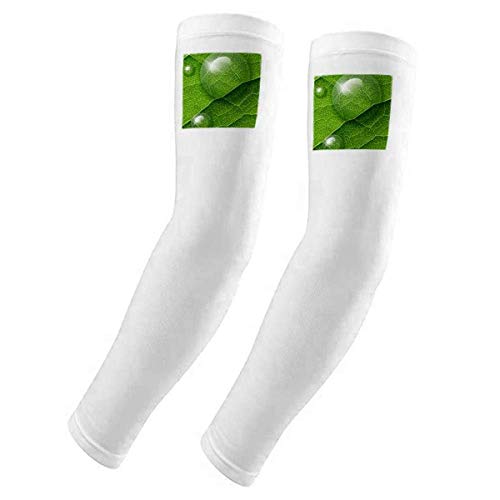 Mangas para brazos sol protección UV verde para cuidar tu piel siempre